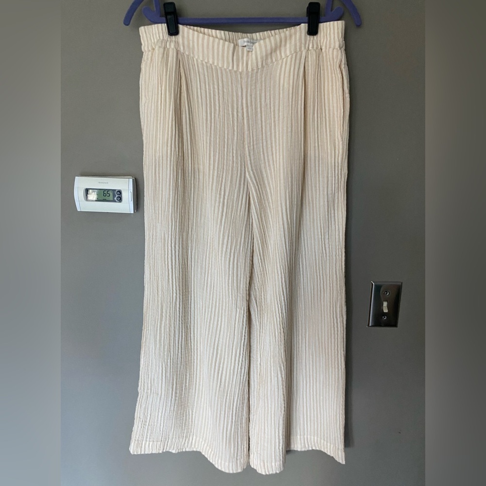 FAVORITE DAUGHTER Matching Set Ex Boyfriend Shirt & The Beach Walk Pant Size L - Picture 9 of 16